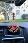 Resim Lusida Design Princess of the World Prenses Şatosu Tasarımlı Dikiz Aynası Süsü Hediye Kutulu Araba Süsü 