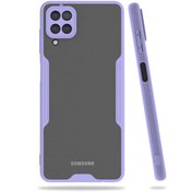 Resim KZY İletişim Samsung Galaxy A12 Uyumlu Kamera Korumalı Colorful Kapak 