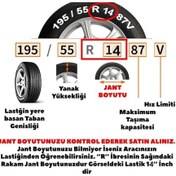 Resim Fiat Albea Jant Kapağı 14" Kırılmaz Plastik 4 Adet 1 Set 4101 