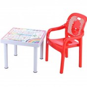 Resim Depootoptan Sağlam Plastik Mandella Rubi Ingilizce Desenli Çocuk Masası 1 Ade (459782186) Mandella