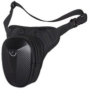 Resim Maiyame Çok Amaçlı Pratik Motosiklet Çantası - Bel, Göğüs Veya Yağ Kutusuna Takılabilir - Siyah Oxford Kumaş Siyah 