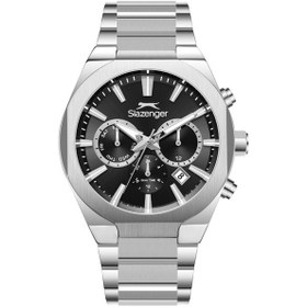 Resim Slazenger Sl.09.2540.2.01 Çelik Kordon Çelik Kasa 10 Atm Suya Dayanıklı Metalik Renk Erkek Kol Saati Metalik 