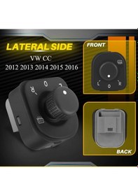Resim Vw Cc Ayna Ayar Düğmesi 2012 2013 2014 2015 2016 Modeller İçin 