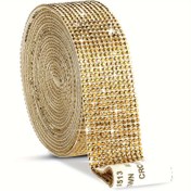 Resim 12 Sıralı Kendinden Yapışkanlı Kristal Taşlı Kurdele - El İşleri, Telefon & Araba Süslemeleri, Takı Yapım Malzemeleri için DIY Bling Sticker Rulo 