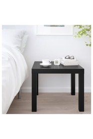 Resim IKEA Lack Orta Yan Sehpa Masa Siyah 55x55 Cm Mobilya 