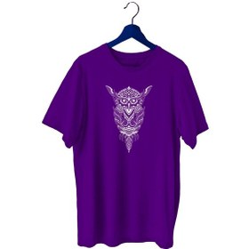 Resim Bluu Owl Sporcu T-Shirt Bisiklet Yaka (528819249) 