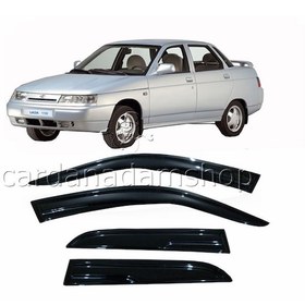 Resim 2002 Lada Vega Sedan Cam Rüzgarlığı 4'Lü Set Parlak Siyah Esnek 