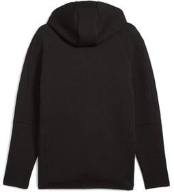 Resim Puma 631529 Evostrıpe Core Fz Hoodie Eşofman Üstü SİYAH 