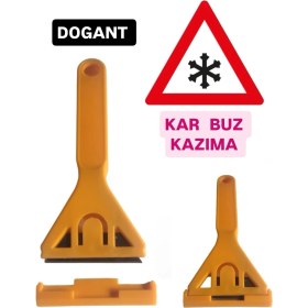 Resim Dogant Otomobil Ev Araba Kar Buz Cam Kazıyıcı 