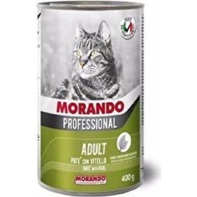 Resim Morando Pate Dana Etli Yetişkin Kedi Konservesi 12 x 400 G 