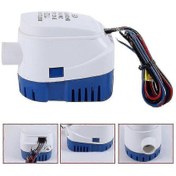 Resim 1100 Gph 750 Gph Otomatik Elektrikli Dalgıç Pompa Tekne İçin Bilge Pompası 12 V Su Pompası 12 V Bilge Pompası 12 Volt Su Pompası 24 V 750 Gph 24 V 