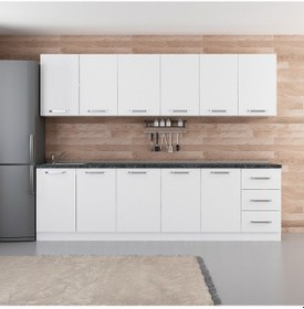 Resim Minar 275 Cm Mutfak Dolabı Beyaz 275-B1 Beyaz 