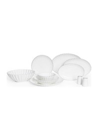 Resim Maxx Doria Parthenon Platinum 12 Kişilik 58 Parça Yemek Takımı Pa2069 Beyaz 
