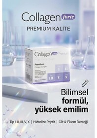 Resim Collagen Forte Platinum Tip 1,2,3,5 Ve Tip 10 Kolajen 90 Tablet 