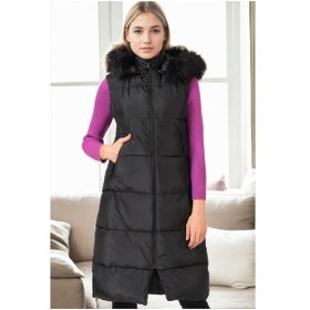 Resim Z9741 Dewberry Bayan Yelek-siyah Siyah 