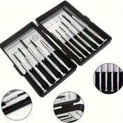 Resim 11 Parça Mini Hassas Tornavida Seti - Elektronik, Oyuncaklar, Bilgisayarlar & Saat Tamiri için İdeal - Dayanıklı Metal Yapı 