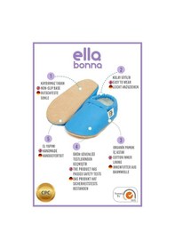 Resim Desenli Bebek Patiği, Kaydırmaz Taban, Ev Kreş Ayakkabısı Panduf 001 