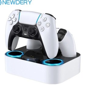 Resim Newdery Dual Fast Charger Ps5 Conoller Stand For Sony Playstation 5 Dualsen Whıte Amerika Birleşik Devletleri Beyaz 