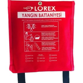 Resim Lidyahan Store LR-FB1518C Çantalı Yangın Battaniyesi, 150CM x 180CM (1) 