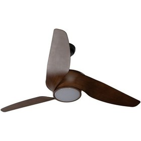 Resim Nero Kahverengi Aydınlatmalı Uzaktan Kumandalı 132cm Tavan Vantilatörü 