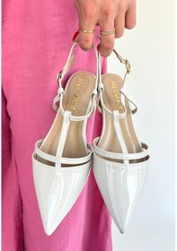 Resim Pabucmarketi Ten Rugan Kadın Alçak Topuk Ayakkabı Çok Renkli 