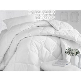 Resim Clasy Çift Kişilik Ranforce Silikon Yorgan 195X215 Beyaz 