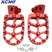 Resim Challenger Yamaha Tenere 700 Ayak Dayama Pedalları Ve Dinlenme Yerleri Kırmızı Standart 