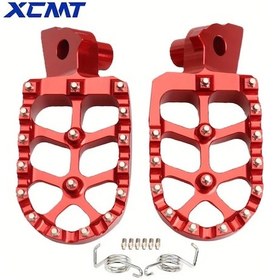 Resim Challenger Yamaha Tenere 700 Ayak Dayama Pedalları Ve Dinlenme Yerleri Kırmızı Standart 