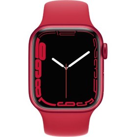 Resim Apple Watch Series 7 Gps + Cellular 45mm Aluminyum Kasa Ve Spor Kordon Akıllı Saat Gece Yarısı 