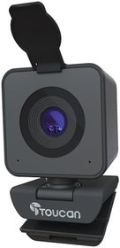 Resim TOUCAN Mikrofonlu 1080P Web Kamerası, Net Stereo Ses, Otomatik Işık Dengesi Akış Web Kamerası, 115 ° Görünüm Bilgisayar Kamerası, Skype, Zoom, FaceTime, Hangouts, PC/Dizüstü Bilgisayar/Macbook/Tablet için 