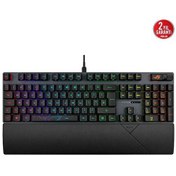 Resim Asus ROG Strix Scope II RX RED Aura Sync RGB IP57 Multi Fonksiyonel Gaming Klavye 90MP0350-BKEA01 