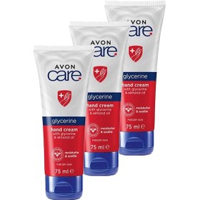 Resim Avon Care Gliserin Ve Badem Yağı İçeren El Kremi 3 x 75 ML 