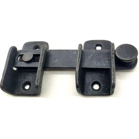 Resim Antika Tarz Dekoratif Pirinç Kapı Mandalı - 57X115 Mm, Oksit 