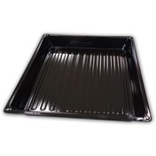 Resim abnturk Siyah Emaye Fırın Tepsisi 42x38cm Dikdörtgen Iç Dış Yüzeyi Sağlıklı Emaye Kaliteli Fırın Tepsisi N42 