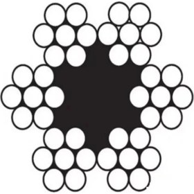 Resim Bucuks Mey Ithalat® Çelik Halat 5 mm 10 Metre (6x7 K.öz) 