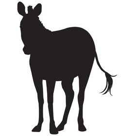 Resim Zebra Folyo Sticker 40cm Uzunluk Siyah 