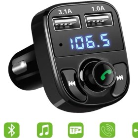 Resim Temiz Pazar Car X8 Bt/usb Araç Fm Transmitter Aux Kiti 