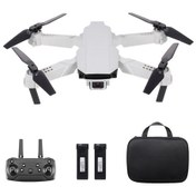 Resim Yaleker "iki Pil İle Gelen Mini Katlanır Drone - S62 Model, Kolay Kontrol Ve Gece Uçuşu İçin Led Aydınlatmalı" 