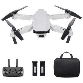 Resim Yaleker "iki Pil İle Gelen Mini Katlanır Drone - S62 Model, Kolay Kontrol Ve Gece Uçuşu İçin Led Aydınlatmalı" 