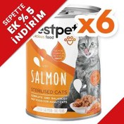 Resim Bestpet Gravy Sterilised Parça Somonlu Kısır Kedi Konservesi 400 Gr x 6 Adet 