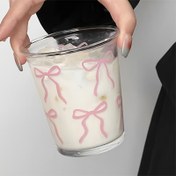 Resim 1 Adet Şık Cam Kahve Fincanı, Fiocco Tasarımı, Kapaşino, Çay, Espresso ve Sıcak İçecekler için Uygun, İdeal Doğum Günü ve Tatil Hediyesi 