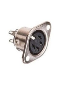 Resim Din Konnektör - 4 Pin - Dişi - Panel Tipi 