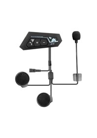 Resim Yeni Nesil Konuşma Özellikli Intercom Kask Kulaklığı 5.0 Bluetooth 