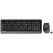 Resim A4-Tech FG1035 Q Klavye Mouse Set Gri (Kablosuz) 