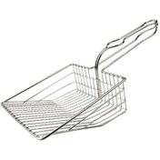 Resim Shineyee Paslanmaz Çelik Kedi Kumu Küreği - Uzun Saplı Hızlı Temizleme Aracı 