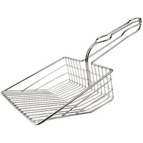 Resim Shineyee Paslanmaz Çelik Kedi Kumu Küreği - Uzun Saplı Hızlı Temizleme Aracı 