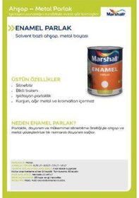 Resim Marshall Enamel Parlak Sentetik Yağlı Boya Açık Kahve 0.75 L 