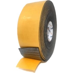 Resim Evi Araç Oto Ses Isı Yalıtım 15METRE Yapışkanlı Kauçuk Izolasyon Malzemesi 3mm Kalınlık Yalıtım Bandı (5cm x 15MT) 