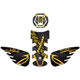 Resim Bajaj Pulsar 2014 - 2024 Uyumlu Tank Pad Set 003 Çok Renkli 