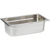 Resim Natsan Paslanmaz Çelik Gastronom/gastronorm Küvet Gn 1/3-100 (32,5 X 17,6 X 10 CM) 